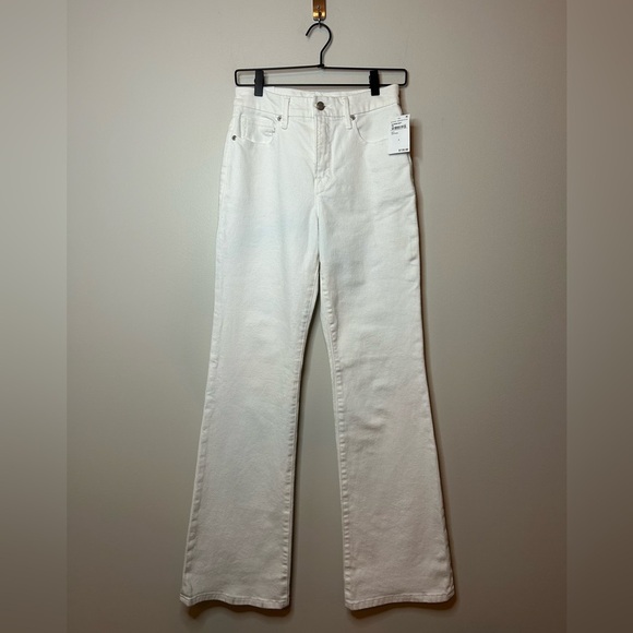 Good American Women’s Good Classic Bootcut Jeans White High Rise NWT 6/28 - Picture 4 of 13